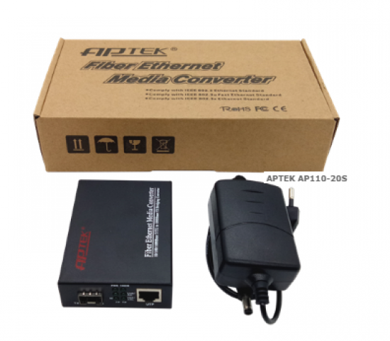 Chuyển đổi quang điện Media Converter  APTEK AP110-20